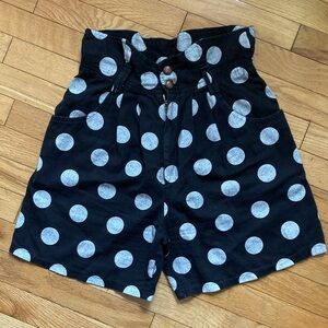 VTG Polka Dot High Waist Shorts